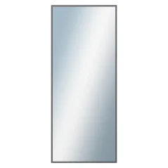 DANTIK - Zarámované zrkadlo - rozmer s rámom cca 50x120 cm z lišty Hliník grafit drás - P269-224 (7269224)