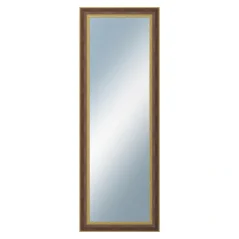 DANTIK - Zrkadlo v ráme - rozmery s rámom cca 50x140 cm z pásu RED GOLD plast (3069)
