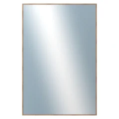 DANTIK - Zarámované zrkadlo - rozmer s rámom cca 40x60 cm z lišty Hliník wenge - P273-515 (7273515)