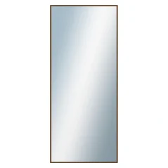 DANTIK - Zarámované zrkadlo - rozmer s rámom cca 60x140 cm z lišty Hliník hnedá - P269-211 (7269211)