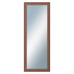 DANTIK - Zarámované zrkadlo - rozmer s rámom cca 60x160 cm z lišty ANGLIE hnedá (561)
