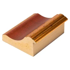 Rámová lišta DANTIK - 3069 - RED GOLD plast