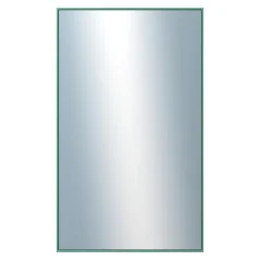 DANTIK - Zarámované zrkadlo - rozmer s rámom cca 60x100 cm z lišty Hliník zelená m. - P02-246 (7002246)