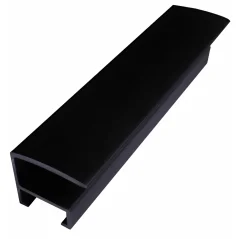 DANTIK - Zrkadlo v ráme - rozmery s rámom cca 50x70 cm z hliníka čiernej farby - P05-021 (7005021)