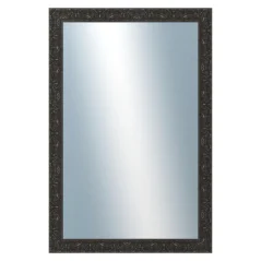 DANTIK - Zrkadlo v ráme - rozmery s rámom cca 80x120 cm z lišty PRAHA čierna (2753)