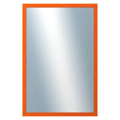 DANTIK - Zarámované zrkadlo - rozmer s rámom cca 40x60 cm z lišty PASTELKA oranžová rovná (2563)