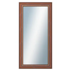 DANTIK - Zarámované zrkadlo - rozmer s rámom cca 50x100 cm z lišty ANGLIE hnedá (561)