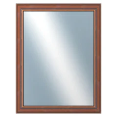 DANTIK - Zarámované zrkadlo - rozmer s rámom cca 70x90 cm z lišty ANGLIE hnedá (561)
