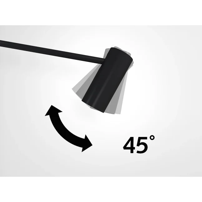 Závesný systém na obrazy - Illume Beam Svetlo 15° čierne 50 cm