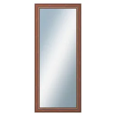 DANTIK - Zarámované zrkadlo - rozmer s rámom cca 60x140 cm z lišty ANGLIE hnedá (561)