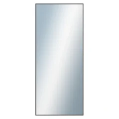 DANTIK - Zrkadlo v ráme - rozmery s rámom cca 60x140 cm z hliníka čiernej farby - P22-021 (7022021)