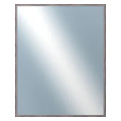 DANTIK - Zarámované zrkadlo - rozmer s rámom cca 80x100 cm z lišty KASSETTE tmavosivá (3056)