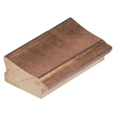 DANTIK - Zarámované zrkadlo - rozmer s rámom cca 40x60 cm z lišty ANDRÉ veľká bronz (3159)