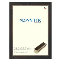 DANTIK obraz, puzzle, fotorámik 21x29,7 | TOMAS čierna (sklo číre) DANTIK obraz, puzzle, fotorámik 21x29,7 | TOMAS čierna (sklo číre)