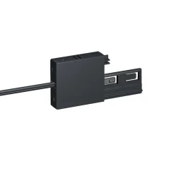 Závěsný systém na obrazy - Illume Napájecí kabel černý, vývod do boku
