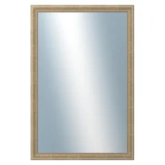DANTIK - Zrkadlo v ráme - rozmery s rámom cca 80x120 cm z lišty WING malá zlatá patina (2774)