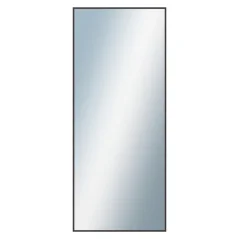 DANTIK - Zrkadlo v ráme - rozmery s rámom cca 50x120 cm z hliníka čiernej farby - P22-021 (7022021)