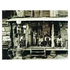 Reprodukcia Liby - Happy Gas Station - 80x60