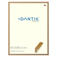 DANTIK obraz, puzzle, fotorámik 60x80 | KASSETTE dub (Plexi Clear)