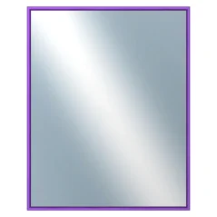 DANTIK - Zarámované zrkadlo - rozmer s rámom cca 40x50 cm z lišty Hliník modrá m. - P02-242 (7002242)