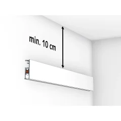 Závesný systém na obrazy - Illume Duo Rail Lišta biela 300 cm Závesný systém na obrazy - Illume Duo Rail Lišta biela 300 cm