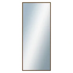 DANTIK - Zarámované zrkadlo - rozmer s rámom cca 50x120 cm z lišty Hliník hnedá - P269-211 (7269211)
