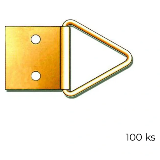 Háček na obrazy - trojúhelník N1 (100ks)