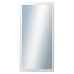 DANTIK - Zarámované zrkadlo - rozmer s rámom cca 50x100 cm z lišty LYON biela (2666)