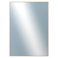 DANTIK - Zarámované zrkadlo - rozmer s rámom cca 50x70 cm z lišty Hliník dub - P273-514 (7273514)