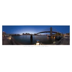 Reprodukcia Kosek Randy - Brooklyn Bridge at dusk - 95x33