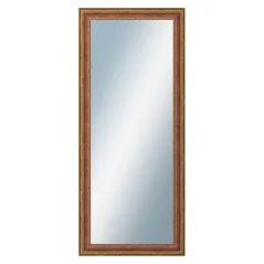 DANTIK - Zrkadlo v ráme - rozmery s rámom cca 60x140 cm z HRADU červenej farby (3006)
