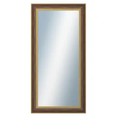 DANTIK - Zrkadlo v ráme - rozmery s rámom cca 50x100 cm z pásu RED GOLD plast (3069)