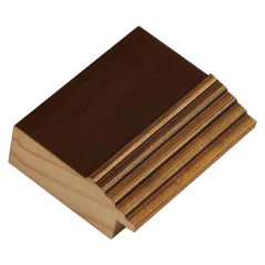 DANTIK - Zarámované zrkadlo - rozmer s rámom cca 50x140 cm z lišty SCALA hnedá (2754)