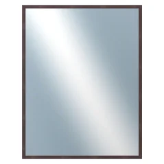 DANTIK - Zarámované zrkadlo - rozmer s rámom cca 70x90 cm z lišty FC hnedá vysoká (2184)