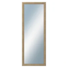DANTIK - Zrkadlo v ráme - rozmery s rámom cca 60x160 cm z lišty WING malá zlatá patina (2774)