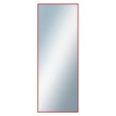 DANTIK - Zrkadlo v ráme - rozmery s rámom cca 60x160 cm z hliníkovej lišty červenej farby P269-210 (7269210)