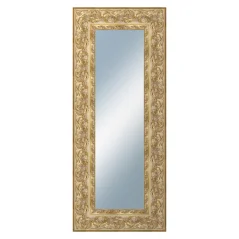 DANTIK - Zrkadlo v ráme - rozmery s rámom cca 50x120 cm z lišty WING decorative gold (2890)