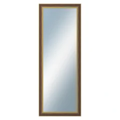 DANTIK - Zrkadlo v ráme - rozmery s rámom cca 60x160 cm z pásu RED GOLD plast (3069)