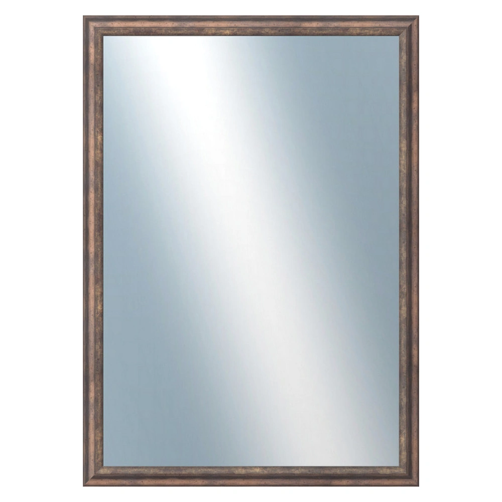 DANTIK - Zrkadlo v rámu, rozmer s rámom 50x70 cm z lišty TRITON meď antik (2141)