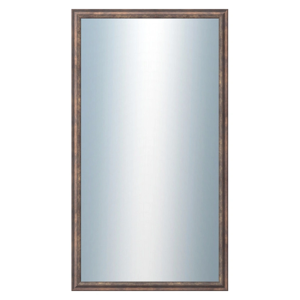 DANTIK - Zrkadlo v rámu, rozmer s rámom 50x90 cm z lišty TRITON meď antik (2141)