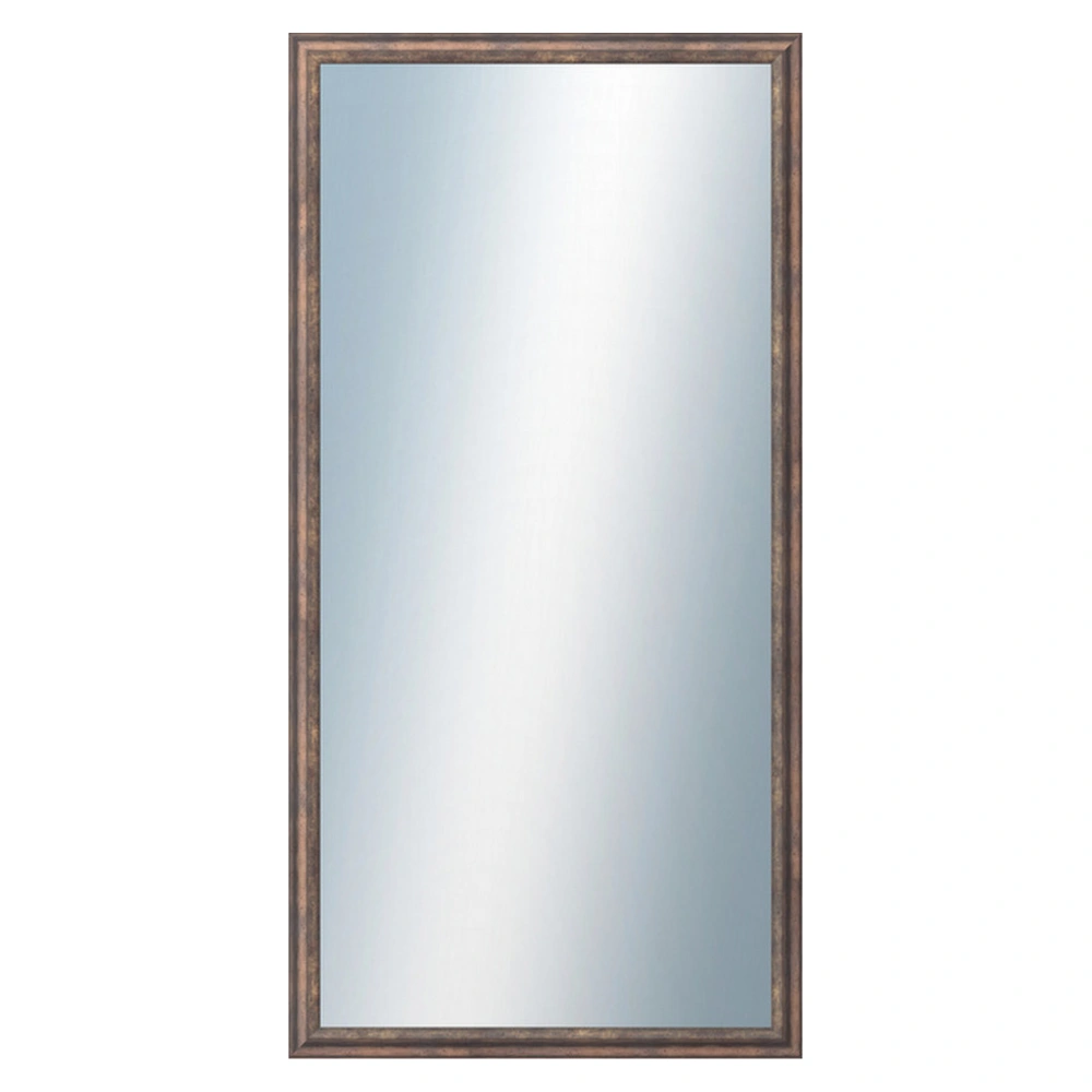 DANTIK - Zrkadlo v rámu, rozmer s rámom 50x100 cm z lišty TRITON meď antik (2141)